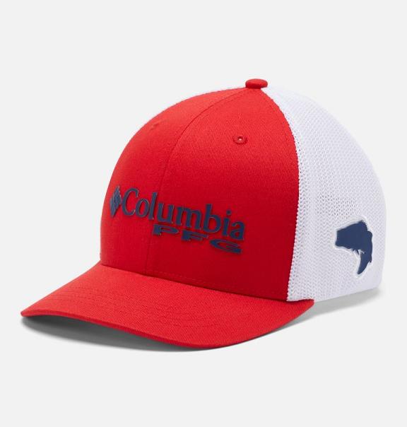 Columbia PFG Mesh Hats Boys Red USA (US453959)